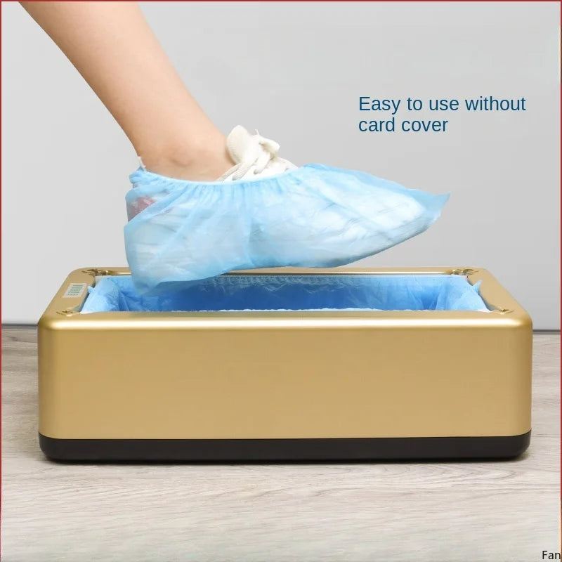 Portable Waterproof Smart Shoe Cover Household Stepping Dispenser Corona