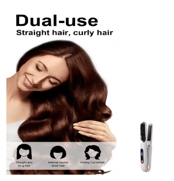 2 - in - 1 Straightener Hair Comb - buyverso