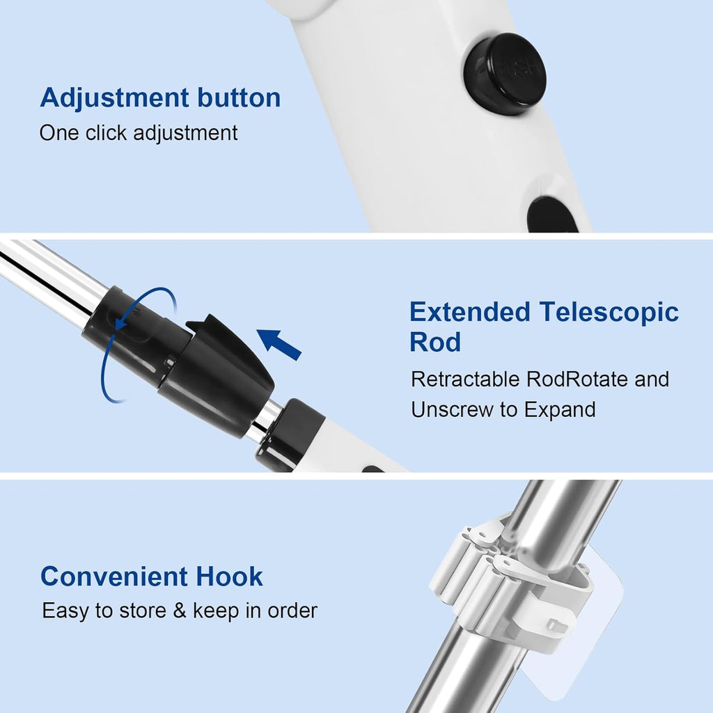 Electric Spin Scrubber with 7 Brush Heads – Cordless, Rechargeable Cleaning Brush for Bathroom, Floor, Tile & Car
